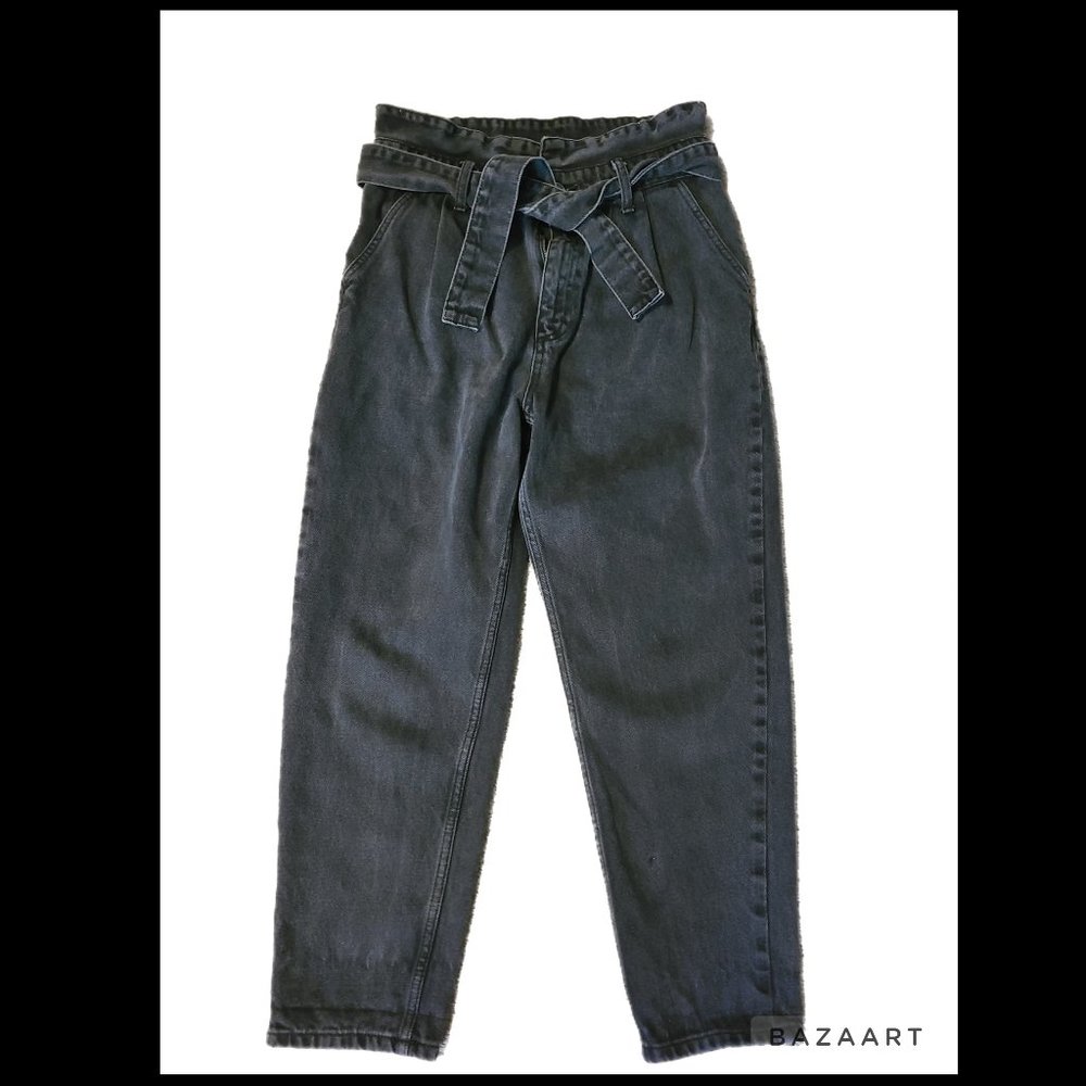 * Urban outfitters BDG  Paper bag waisr blackwash jeans
